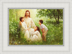 Christ with Asian Children