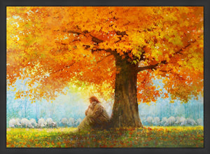 In His Arms Large Wall Art